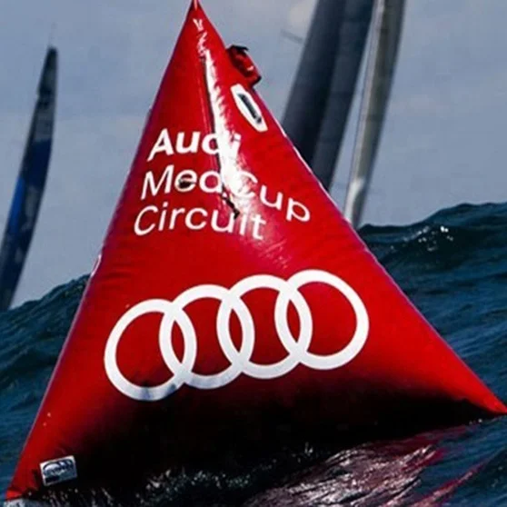 Factory direct sales can be customized inflatable water buoys advertising channel safety warning signs