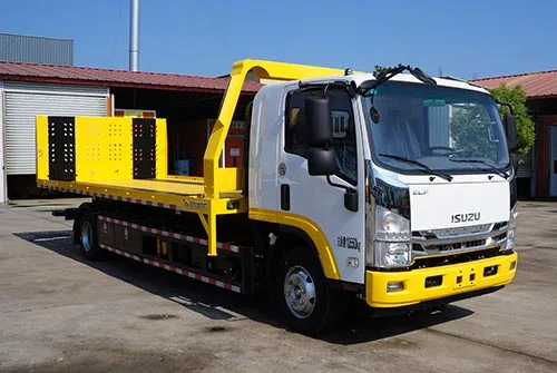 Factory price Isuzu 4x2 Flatbed Wrecker Towing Truck Body Road Recovery Tow Truck