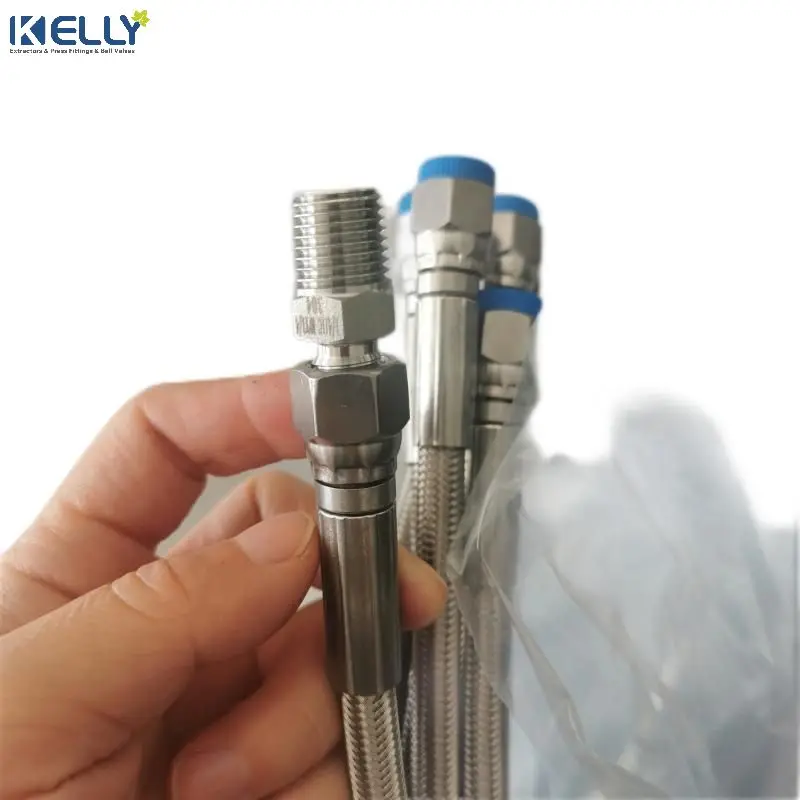 Female Jic Stainless steel  Braided Hose Flexible Hose
