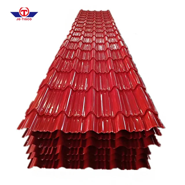 RAL Color Steel Sheets Roofs Price/0.55mm Corrugated Steel PPGI Roofing Sheet Color Coating Plate