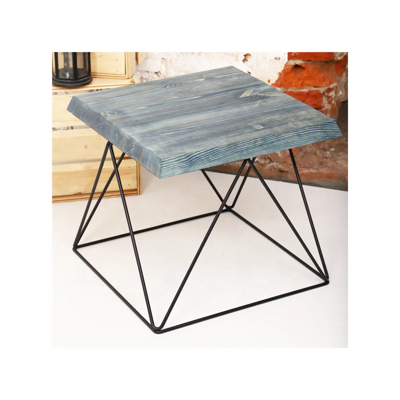 Coffee Loft Table Living Room Furniture Solid Wood Modern Wooden Custom 8,8 L 475 Mm * W 475 Mm * H 450 Mm