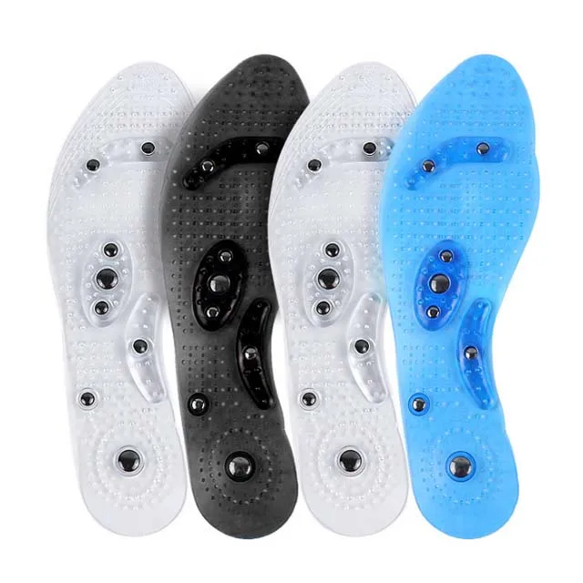 Magnetic therapy magnet foot massage gel insoles promote blood circulation fatigue relieve shoe pads