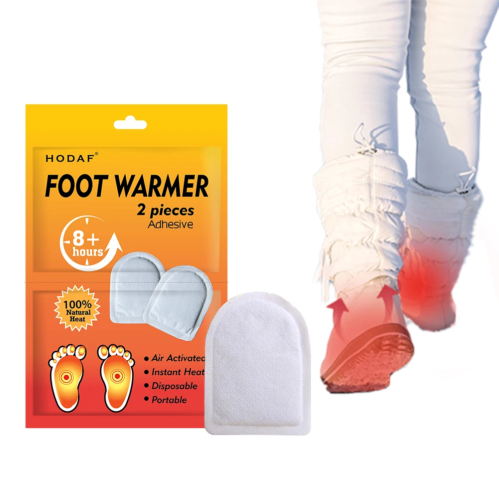 HODAF New Style Disposable Foot Warmers Insole Foot Warmer Self Heating 8-10 Hour Warm Wholesale