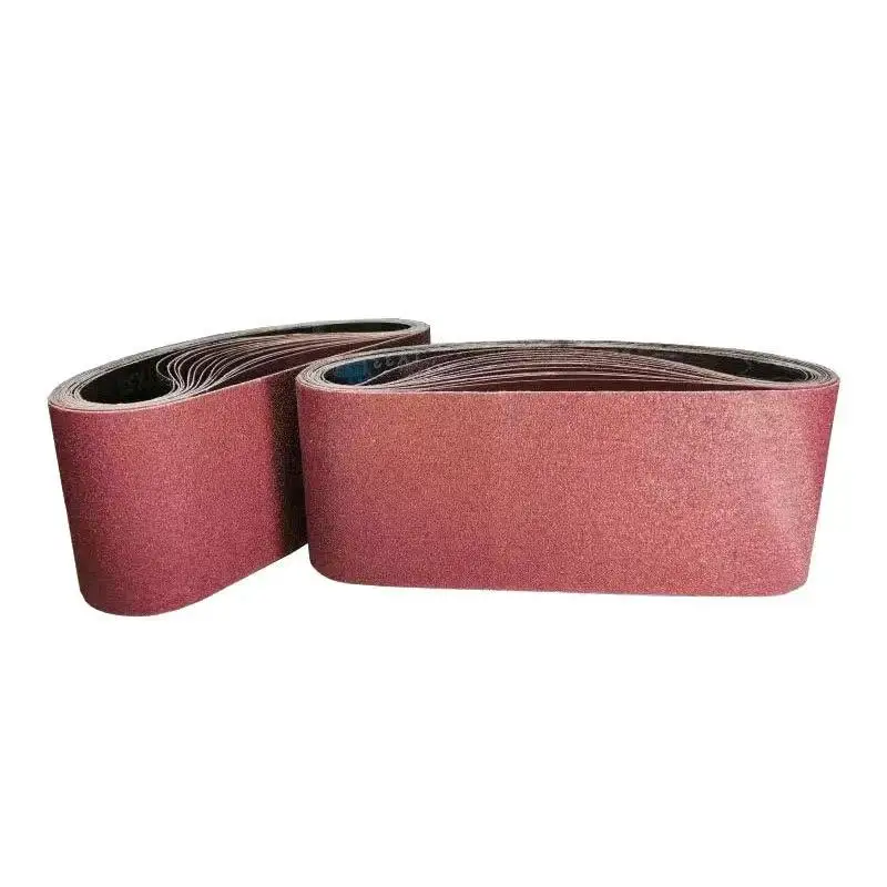 High efficiency Alumina Oxide material Soft cloth Sand Belt abrasive sandpaper belt for grinding and polishing