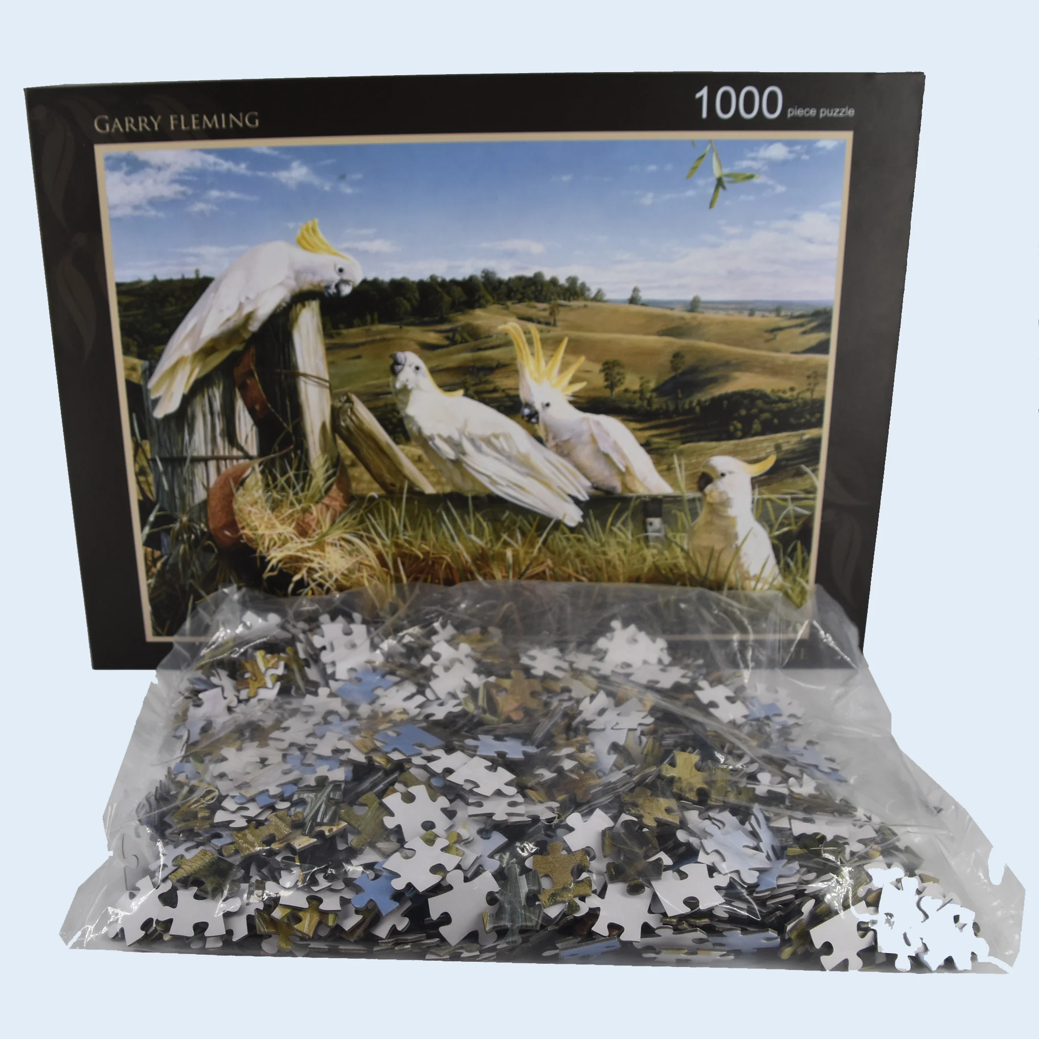 Оптовая продажа, пазлы с напечатанными пейзажами для игр 100, 500, 1000 штук, пазлы с принтом CMYK для взрослых и детей