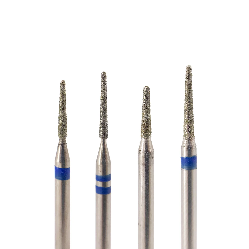 Best nail drill for nail technician diamond cuticle bit with taper radius shape