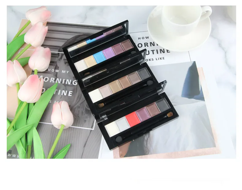 SEASON STORY -- STARRY SKY SIX COLORS EYE SHADOW 9g NATURAL SHIMMER HIGH PIGMENT MAKEUP GLITTER EYESHADOW PALETTE