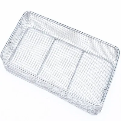 electropolished stainless steel wire mesh baskets with lids
