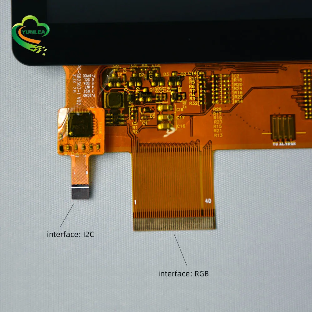  По индивидуальному заказу доступны анти вандальная 5-дюймовый RGB I2C интерфейс Шэньчжэнь Прозрачный ЖК-дисплей модуль