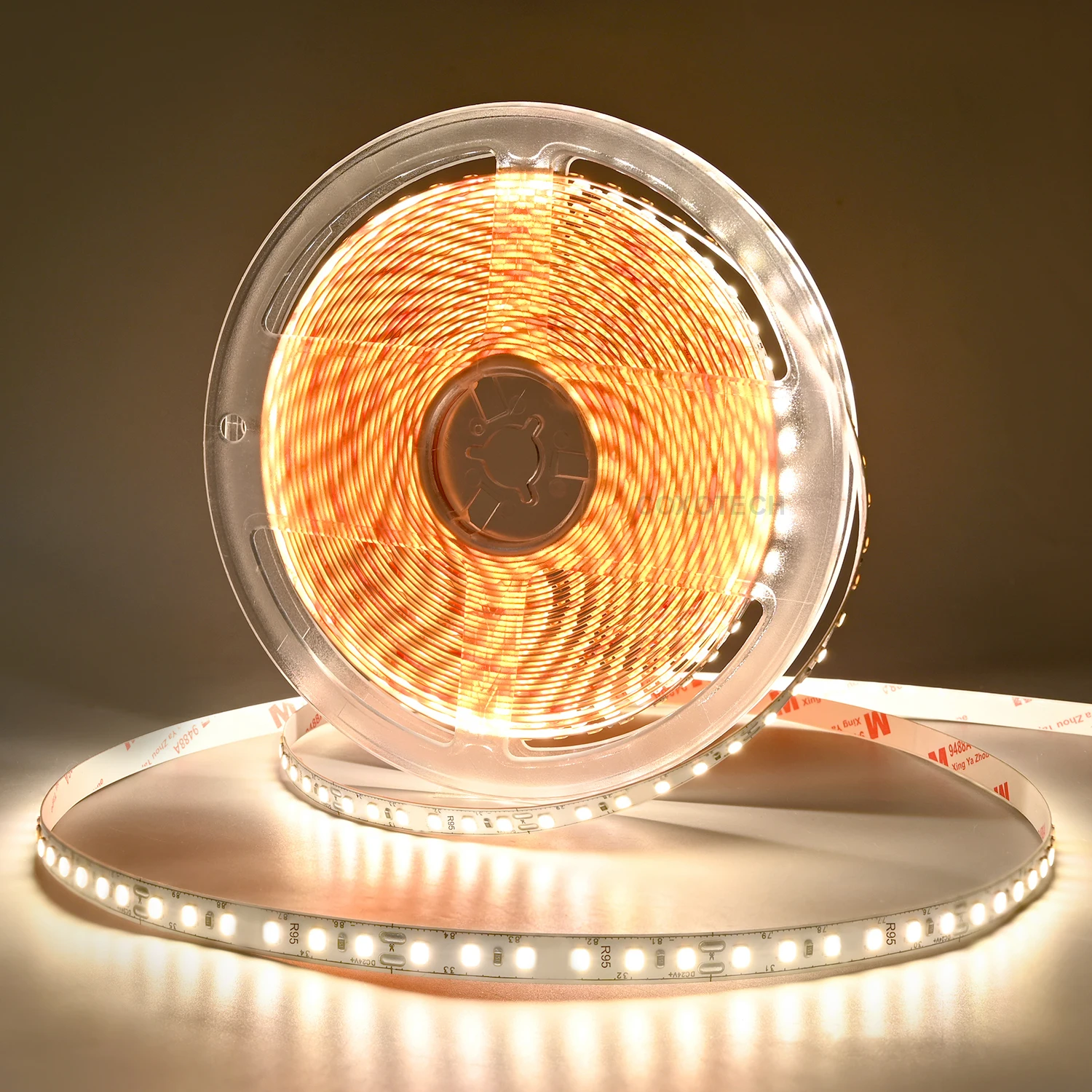 High Lumen Brightness 2835 Led Light Strip 10m 120led warm white 3000K 12V 24V CRI 95 2835 Smart Led Strip Light