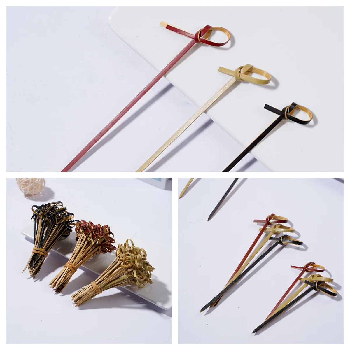 Chinese Classic Style Free Sample High Quality Hot Selling Round Bamboo BBQ Skewer and Stick