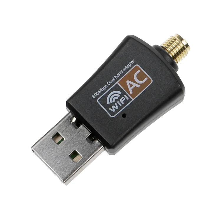 600 Мбит/с беспроводной USB2.0 WiFi 2,4G 5G адаптер мини WiFi антенна адаптер для рабочего стола