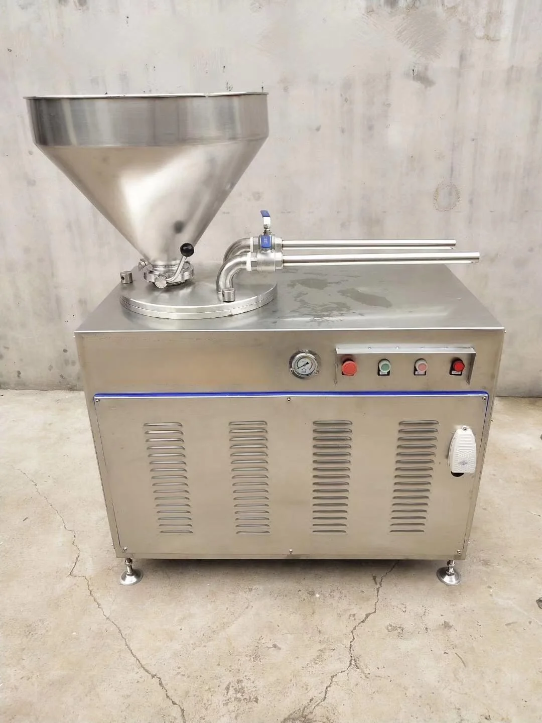 High Capacity 50L Hydraulic Sausage Filling Maker Machine Meat Stuffer Processing Machinery for Making Meat Enema Sausage