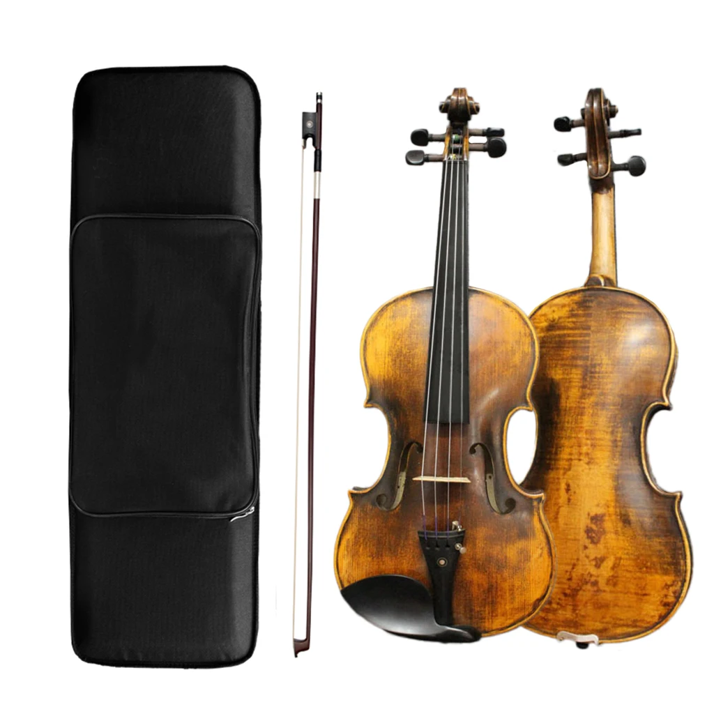 Скрипка NAOMI Advanced Master в старинном стиле Stradi 4/4 скрипка Cremonese 1715 Лучшая европейская древесина с насыщенным