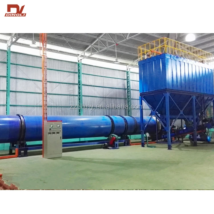 Барабанная сушилка для корма животных с высокой степенью сушки