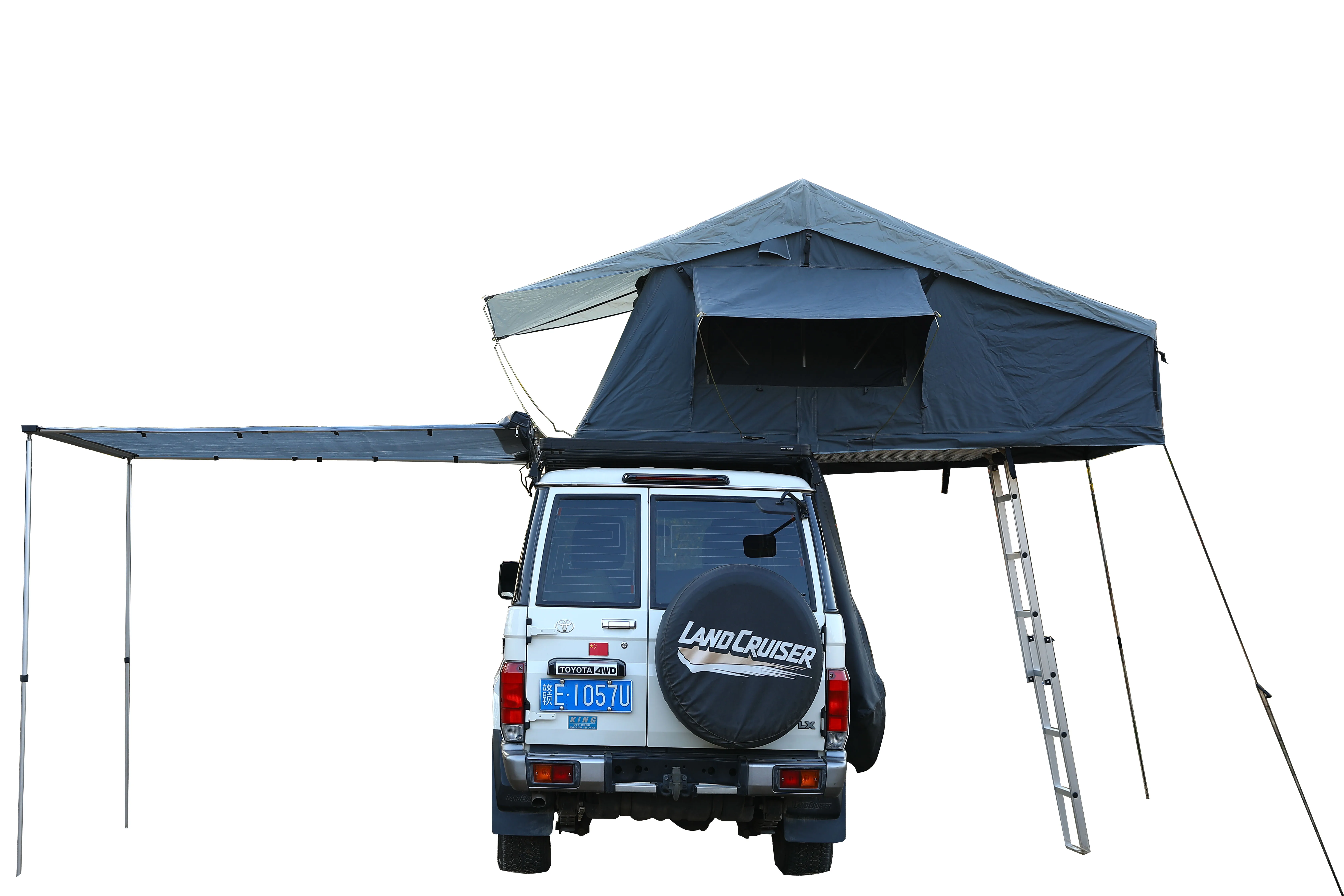 
waterproof awning tent car top roof tent with LED light 