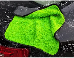 OEM Water Absorbent Double Sided Wash Towel 800GSM Microfiber Cleaning Cloth Coral Fleece Cloth Towel