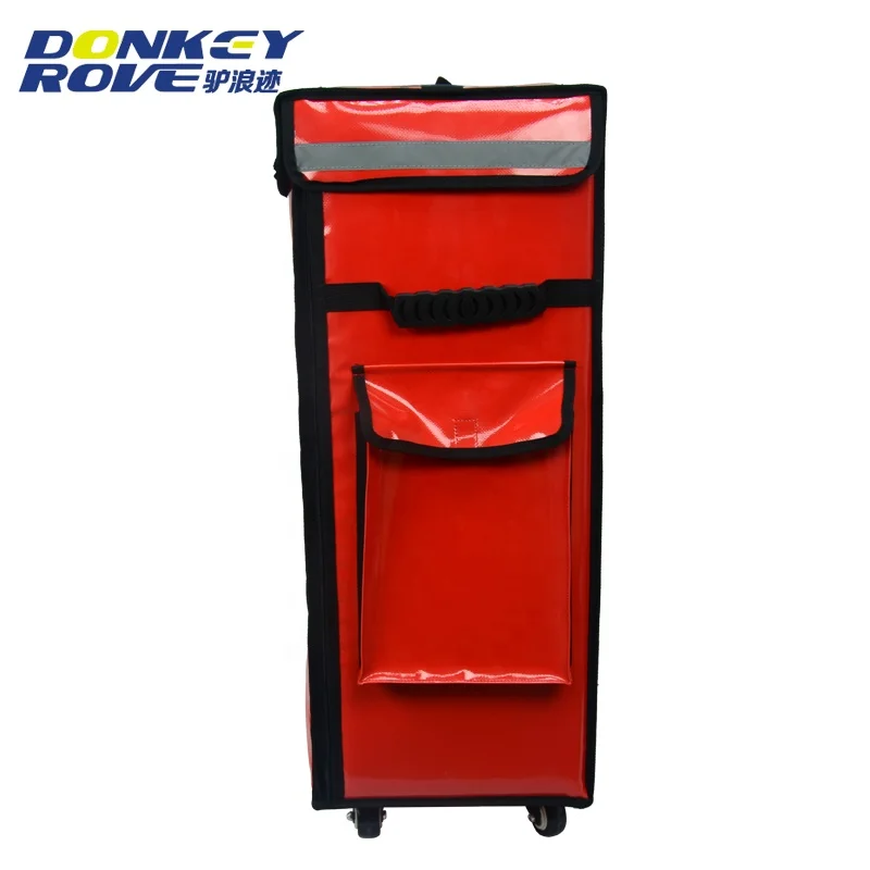 Factory customized 1680D polyester pizza food delivery bags for out take food delivery