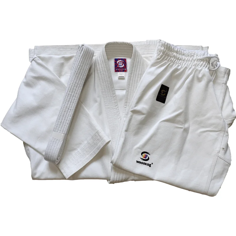 Woosung cheap high quality wkf approved karate suits arawaza karate uniform for training