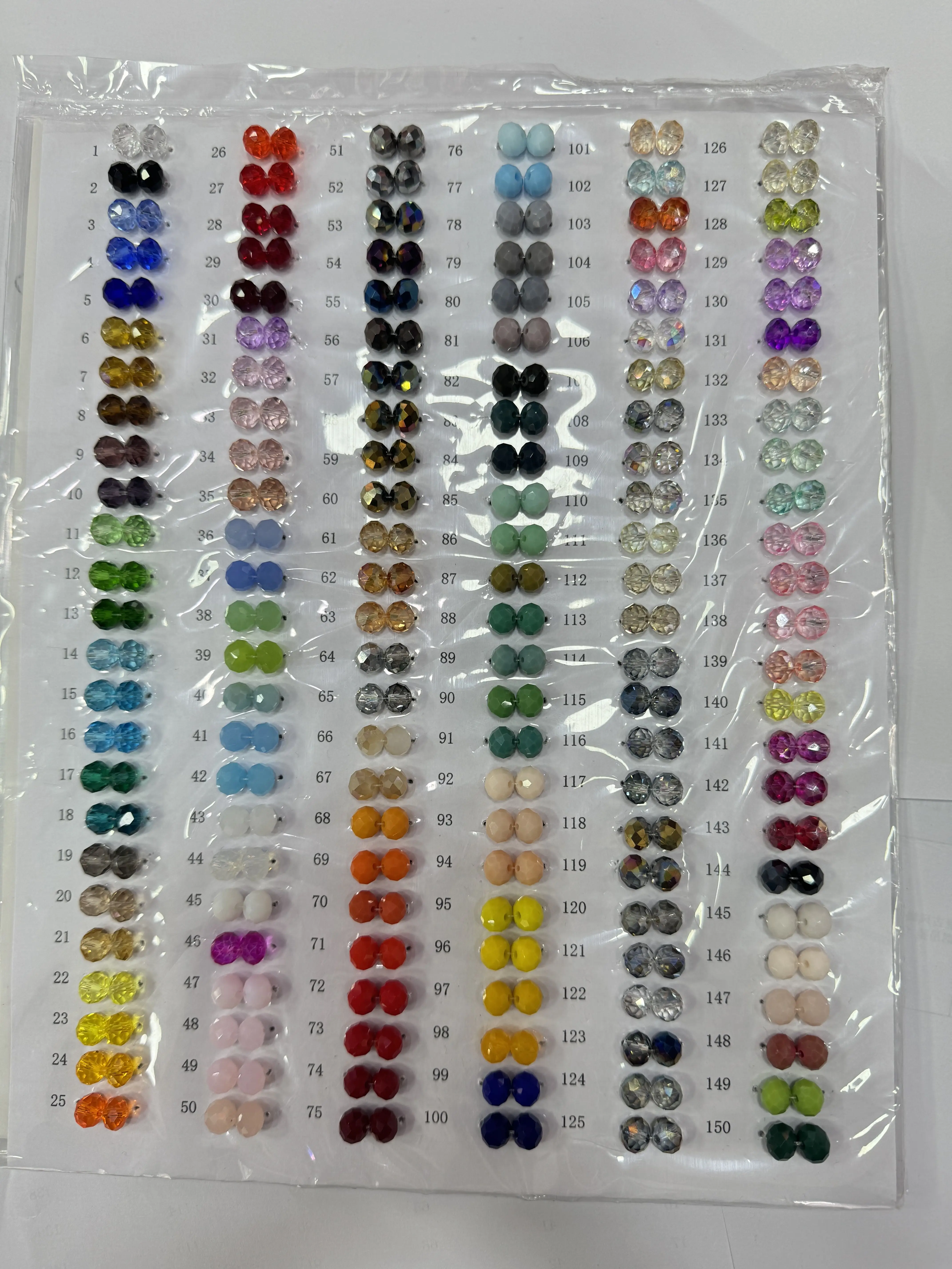 Fashion jewelry bracelets 4mm crystal glass beads customized symbol hamsa eye charm crystal beads bracelets