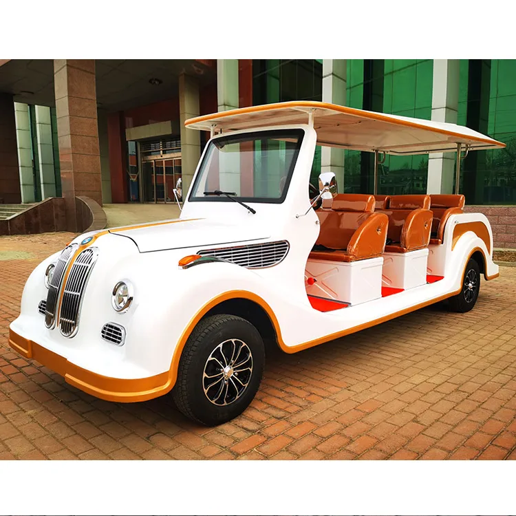 6 8 мест для взрослых 4 колеса гольф-кары мини туристический Классический Античный стиль Электрический старинная машина для продажи