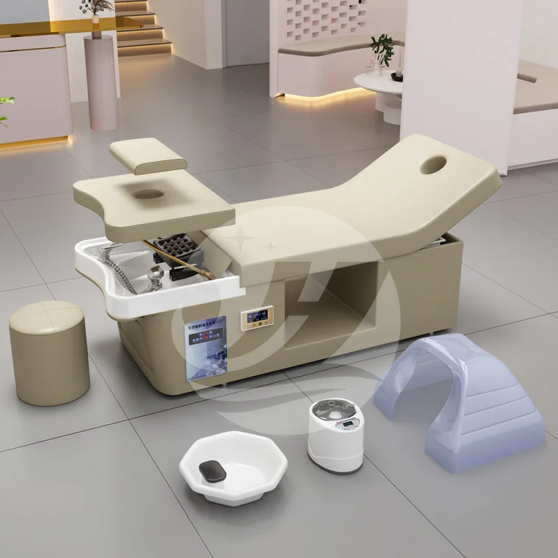 Customizable stylish electric shampoo bed hair washing beaut salon foot bath spa pedicure chair manufacturer