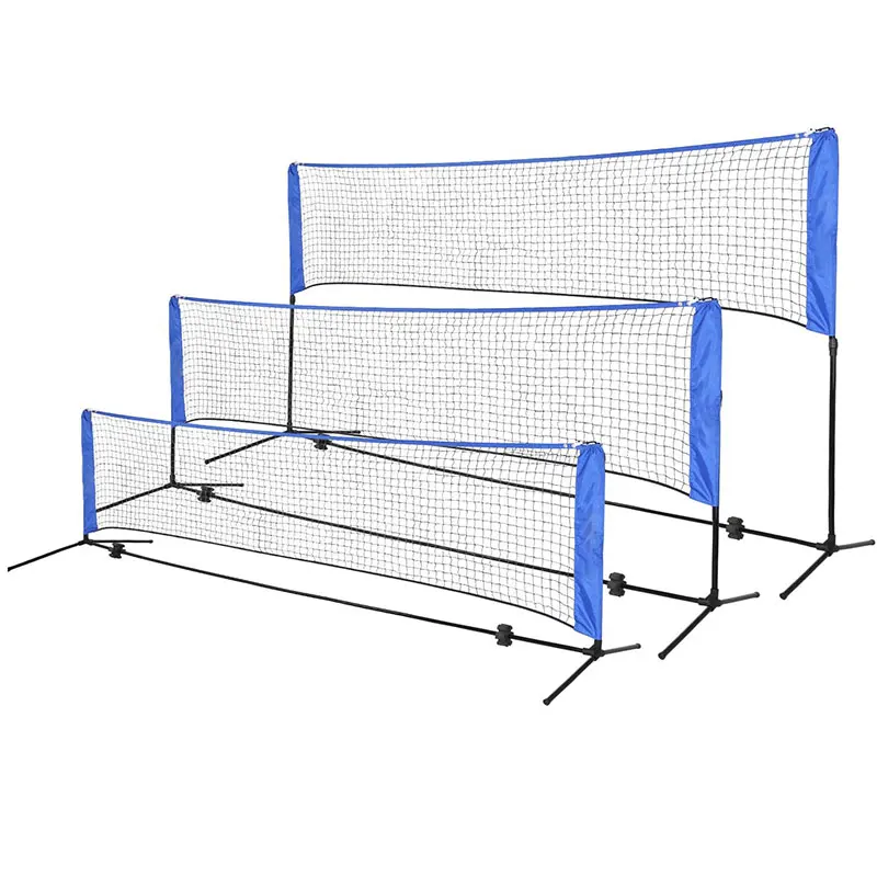 BSCI 20 Feet Height Adjustable Portable Badminton Net Stand