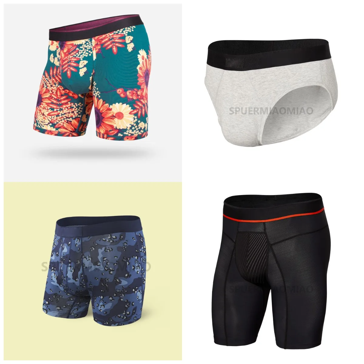 ball pocket underwear boxer trunks for men	big pouch underwear bamboo boxers mens cotton underwear man