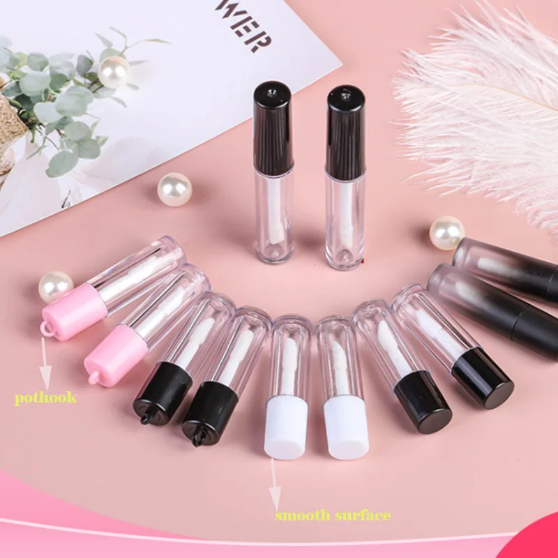 Spot DIY mini lip glaze dispensing tube, lip gloss sample empty tube trial pack, lipstick custom transparent tube