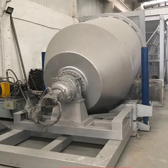 tilting rotary furnace aluminium melting furnace gas fired horno industrial gas