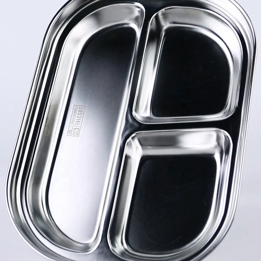 wholesale Children Food Grade Rectangular Metal Stainless Steel Bento Lunch Box