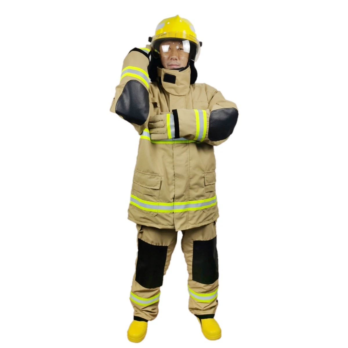NFPA1971 Арамид Nomex PBI бункерное снаряжение Пожарный Костюм Пожарная форма