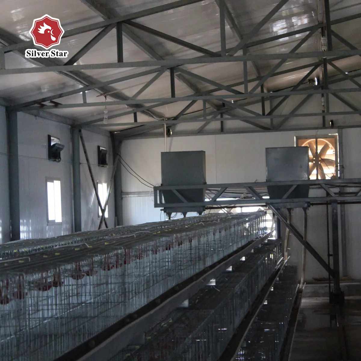 Poultry Battery Layer Chicken Cage Egg Laying Hens Shed Steel Animal Husbandry Equipment for Farming Broiler Chicks Cage System