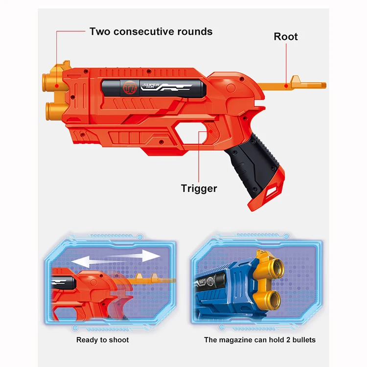 Blaster Toys Guns for Boys for Brand Guns Bullets,Foam Bullet Toys Gun  ,Refill Soft Darts Foam Blasters Toys Guns for Boys Girl