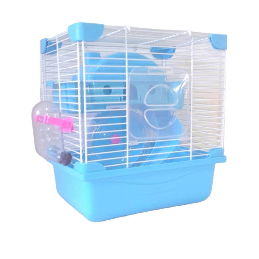 
Dropshipping Mouse Rat Rodent Pet Plastic Hamster Cage House Provided with All The Needs for Hamster 