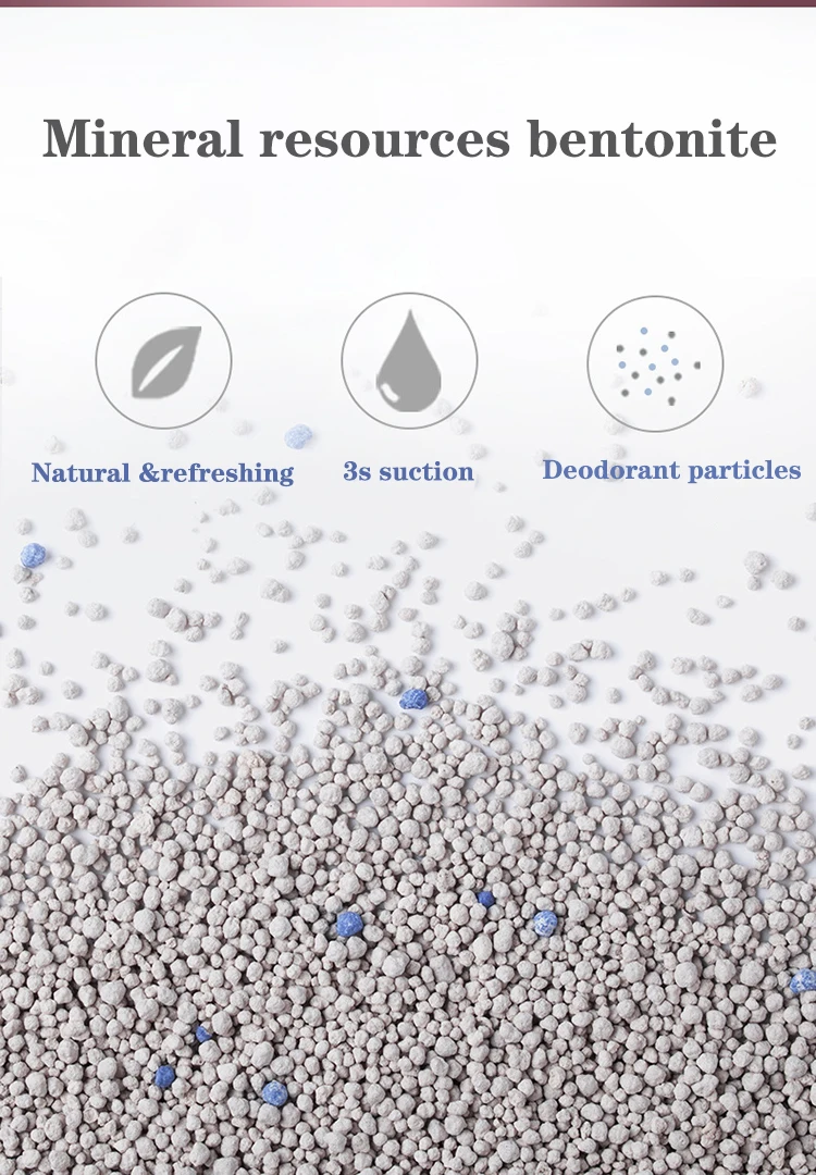 Wholesale odor control instantaneous suction natural cat litter for cats kitty upgraded mixed bentonite tofu cat litter sand
