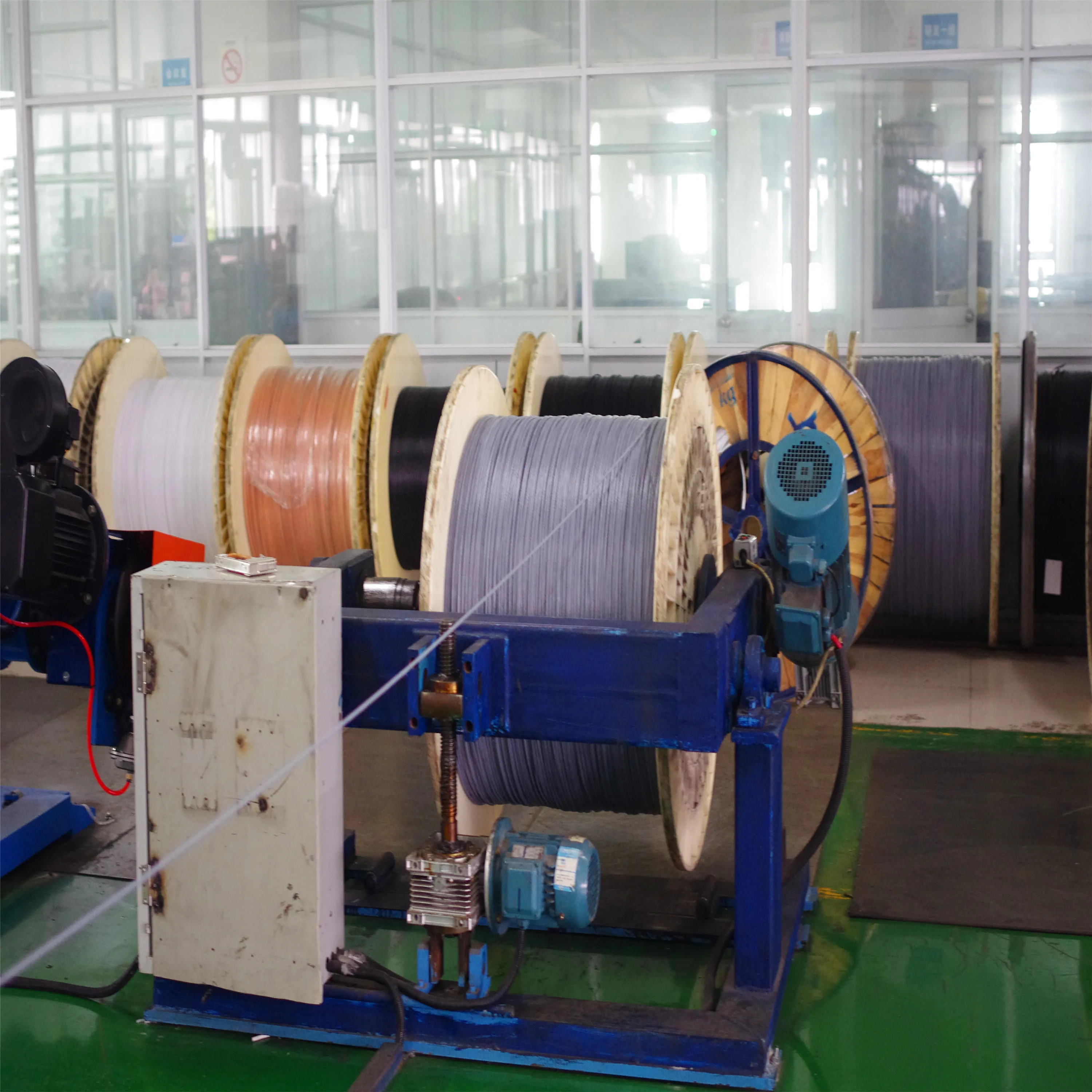 Shanghai SWAN electric wire cable rewinding machine pay off coiling