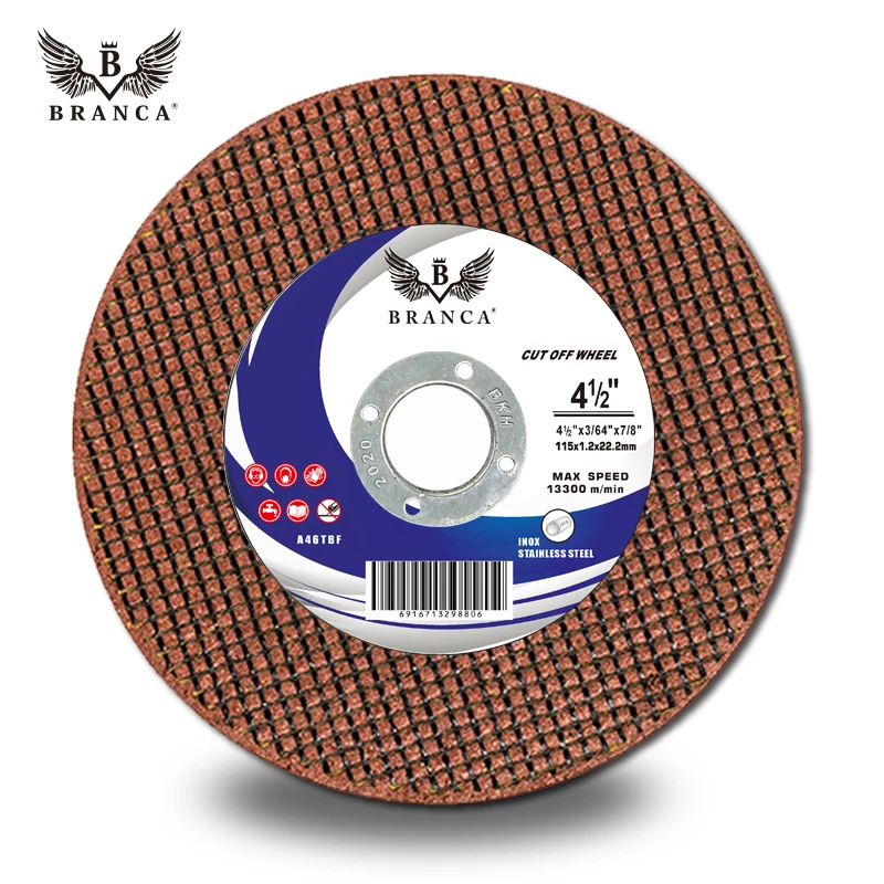 BRANCA wuyi hongsheng 115x1.2x22.2mm 4.5 inch sharp cutting disc