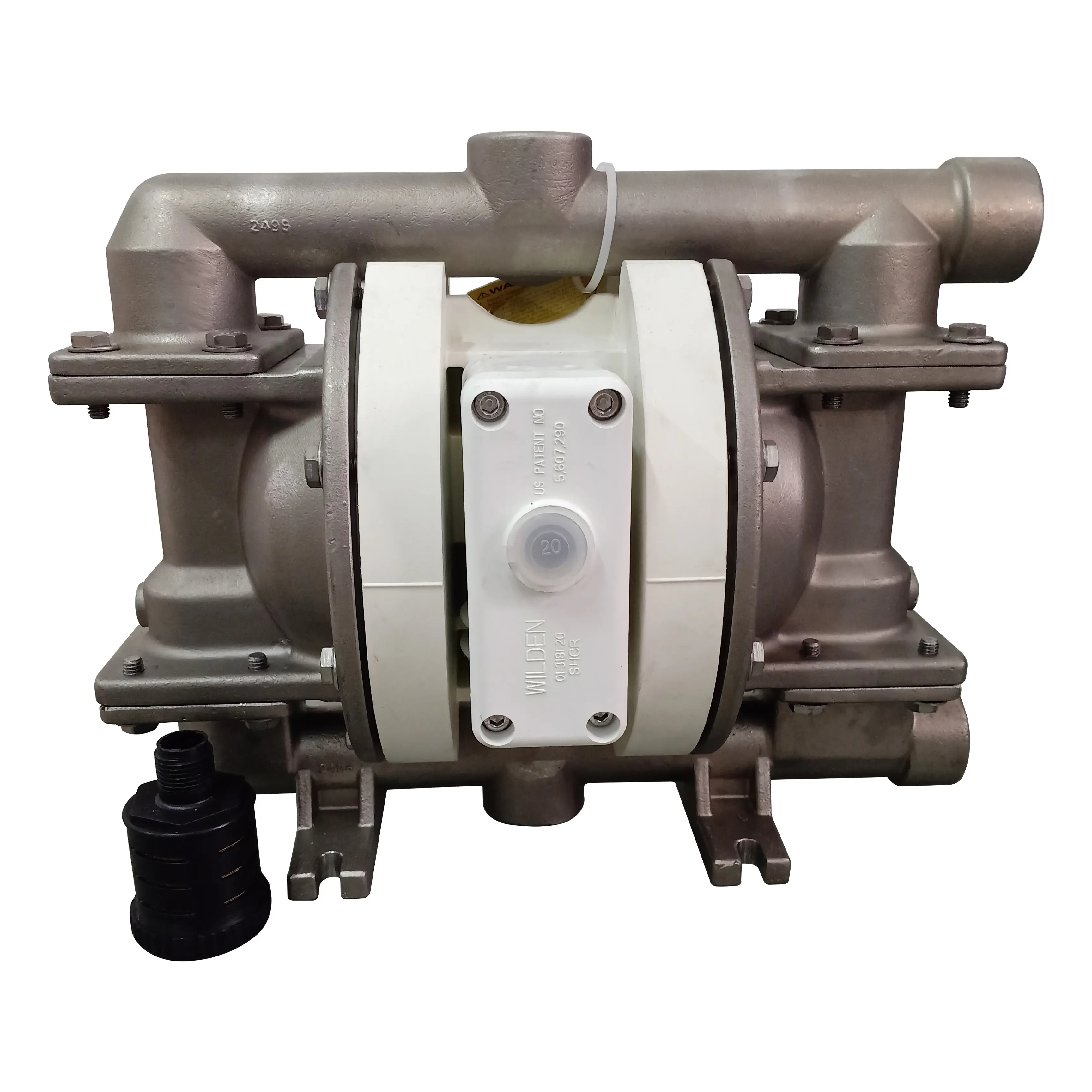 wilden stainless steel pneumatic double diaphragm pump with PTFE diaphragm