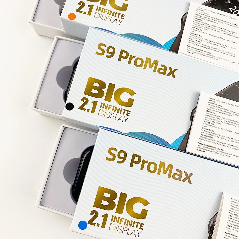 Newest Serie 9 S9 Pro Max 2.1 inch Big screen Smartwatch Reloj Inteligente s9 ultra Smart Watch