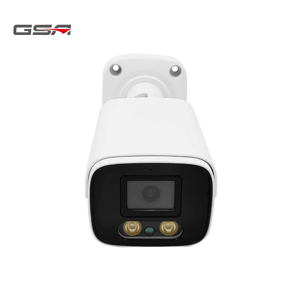 Warmlight waterproof indoor/outdoor camera 4in1 2MP  Bullet Camera mental housing  IR35m Security CCTV  Cameras H.265