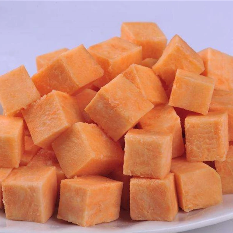 IQF Frozen Sweet Potato Chunk IQF Frozen Sweet Potato Dice IQF Frozen Sweet Potato