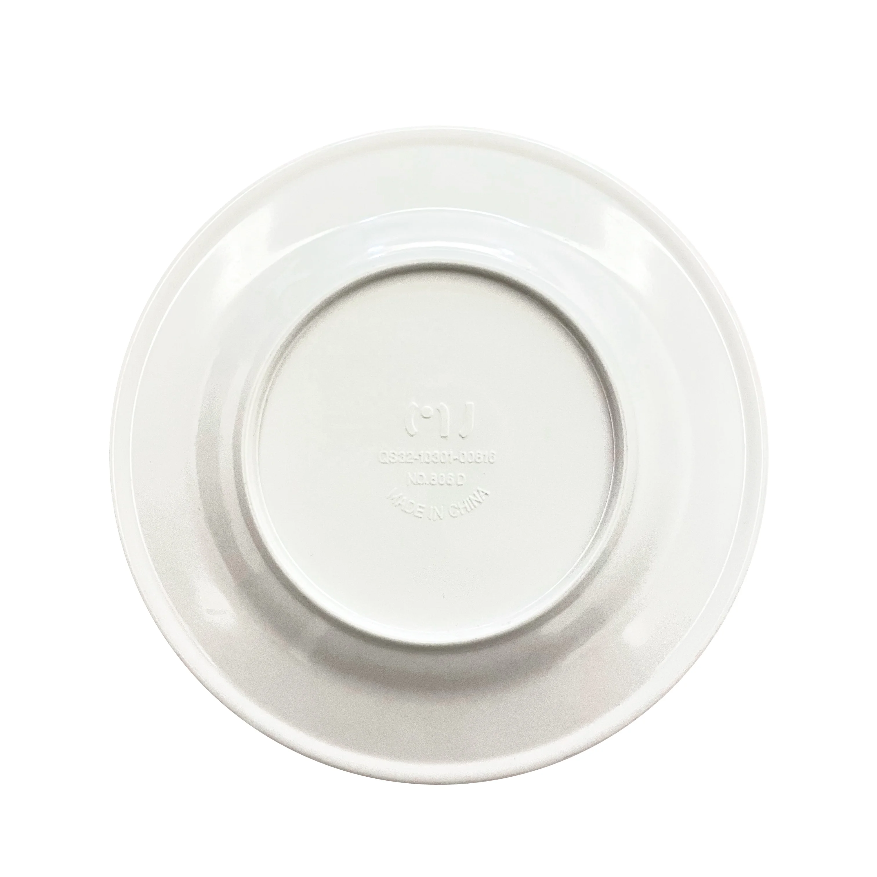 Hot Selling Good Quality Party Dessert Plate Restaurant Dinner Plastic Black Plate