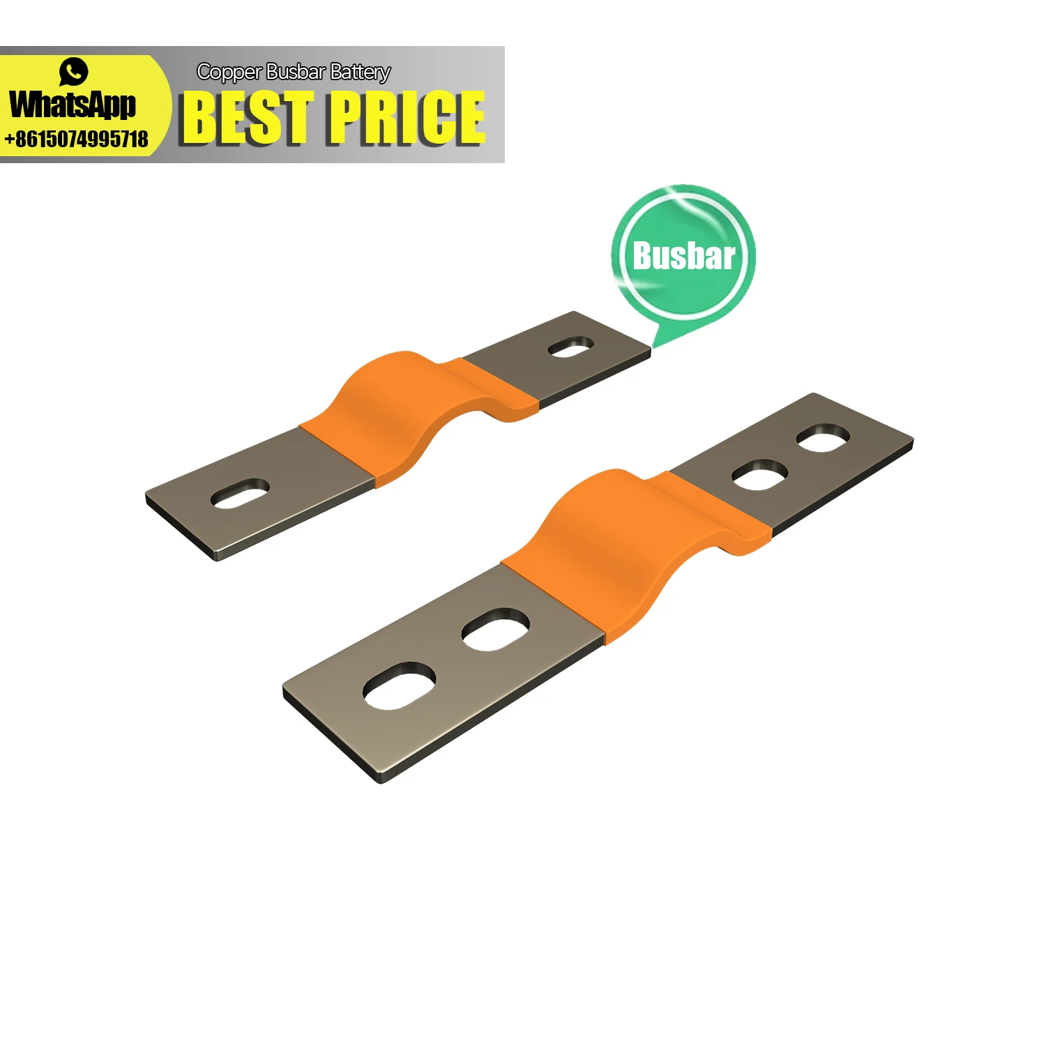 Flexible Busbar 300A 280Ah 302Ah Lifepo4 Pure Copper Busbars for Prismatic Battery Packs DIY Lifepo4 Battery Cell Pack Connector