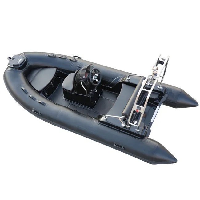 RIB Inflatable Boat with PVC tube and fiberglass hull Pvc Fabric Inflatable Boat
