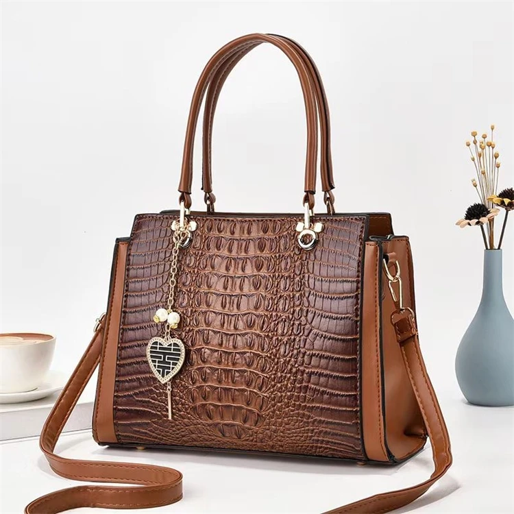 Fashion durable Ladies Handbag luxury latest Women Handbags pu leather