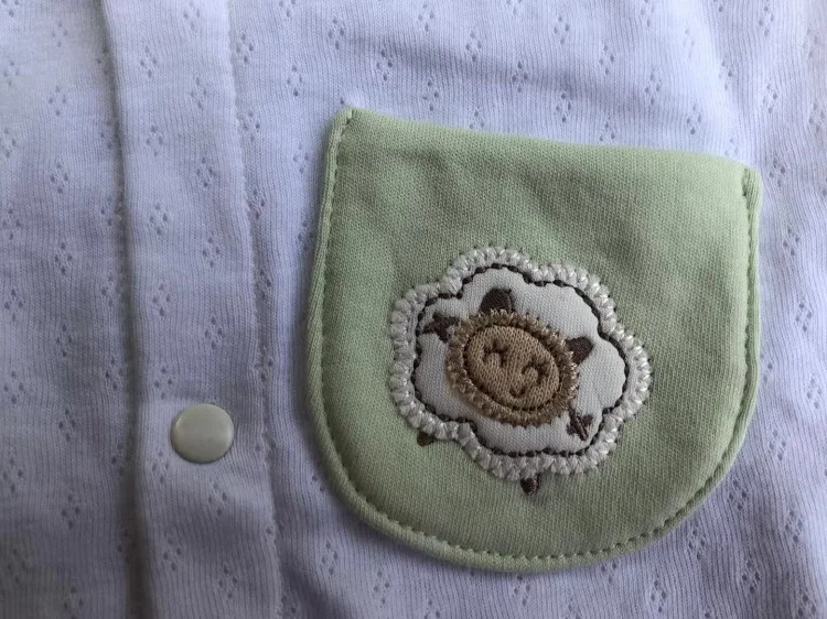 
Wholesale Promotional Animal sheep white Newborn Baby Romper Clothes 