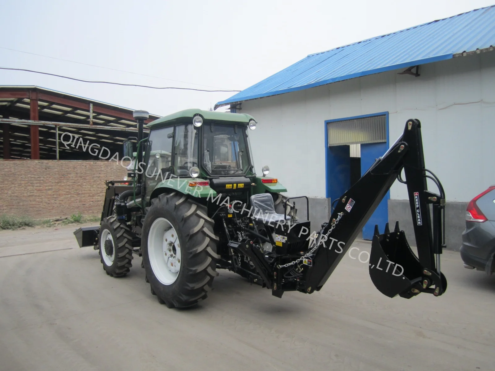 Б/у колесный трактор экскаватор-погрузчик трактора kubota с обратной