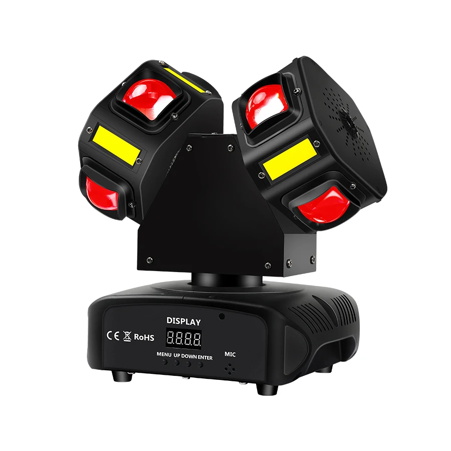 New 8*10W RGBW Led Beam Laser Strobe Moving Head Light Disco Video Beam Stage Light Equipment for Wedding on Sale