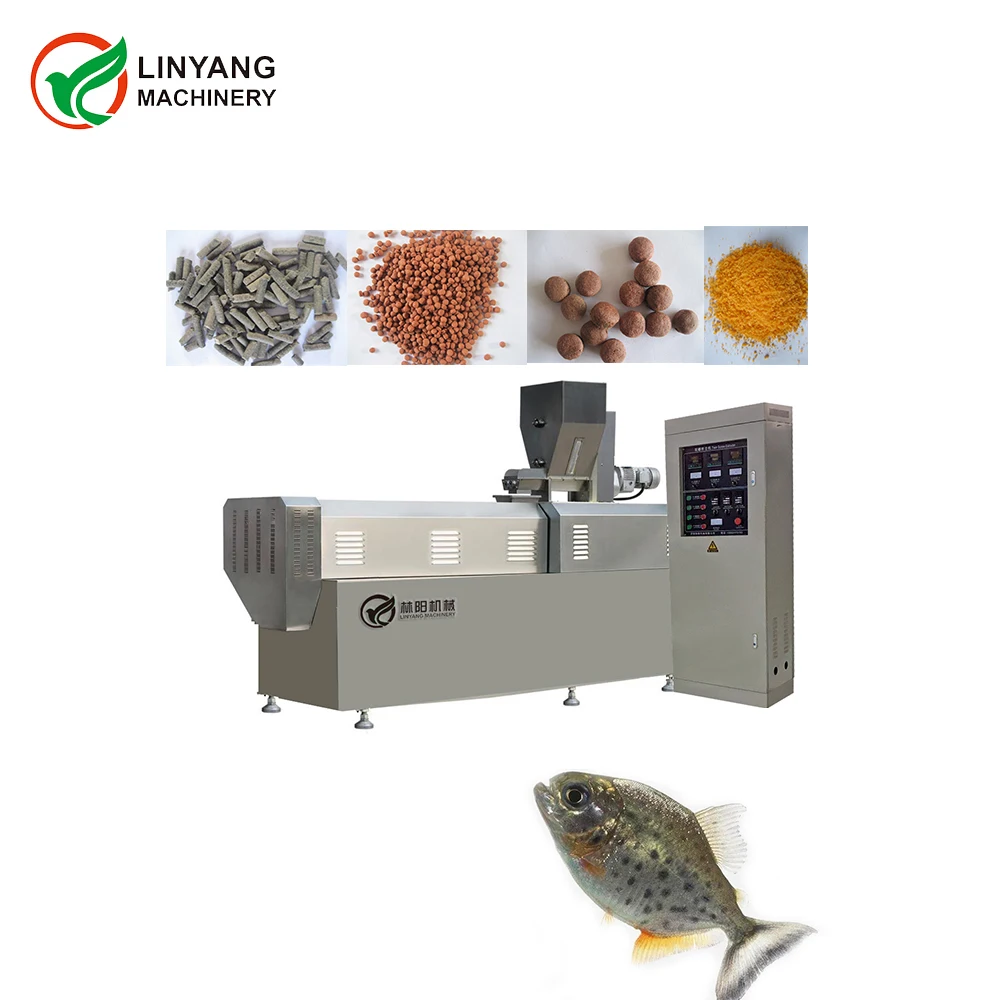 Full Automatic Pet Fish Feed Meal Processing Making Machine Production Equipment Line